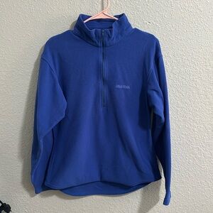 Marmot 1/4 Zip Fleece Blue Small